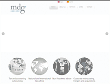 Tablet Screenshot of mdgasesores.com